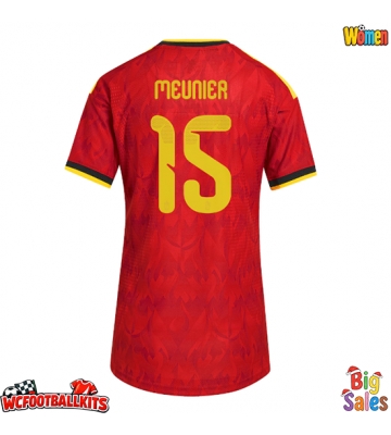 Belgium Thomas Meunier #15 Replica Home Stadium Shirt for Women World Cup 2026 Short Sleeve